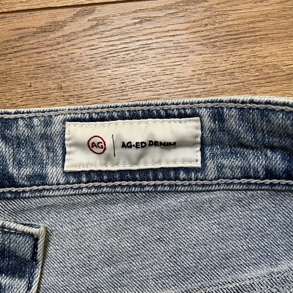 AG Adriano Goldschmied Light Blue high Rise Vintage fit Straight Leg Jeans - Picture 7 of 15